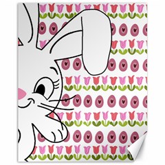 Easter Bunny  Canvas 11  X 14   by Valentinaart
