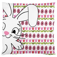 Easter Bunny  Standard Flano Cushion Case (two Sides) by Valentinaart