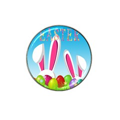 Easter Bunny  Hat Clip Ball Marker by Valentinaart