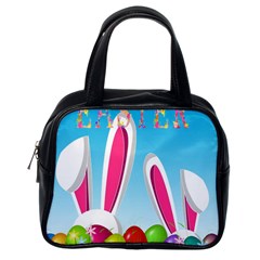 Easter Bunny  Classic Handbags (one Side) by Valentinaart