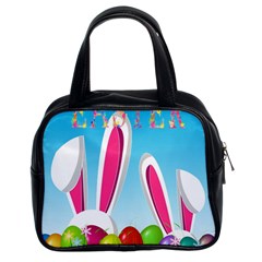 Easter Bunny  Classic Handbags (2 Sides) by Valentinaart