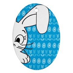 Easter Bunny  Ornament (oval) by Valentinaart