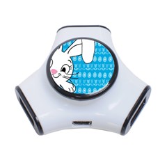 Easter Bunny  3-port Usb Hub by Valentinaart