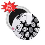 Easter bunny  2.25  Magnets (100 pack)  Front