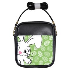 Easter Bunny  Girls Sling Bags by Valentinaart