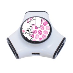 Easter Bunny  3-port Usb Hub by Valentinaart