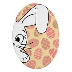 Easter Bunny  Ornament (oval) by Valentinaart