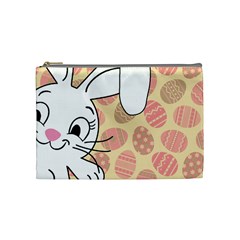 Easter Bunny  Cosmetic Bag (medium)  by Valentinaart