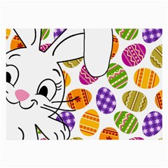 Easter Bunny  Large Glasses Cloth by Valentinaart