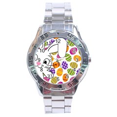 Easter Bunny  Stainless Steel Analogue Watch by Valentinaart