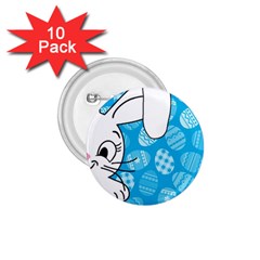 Easter Bunny  1 75  Buttons (10 Pack)