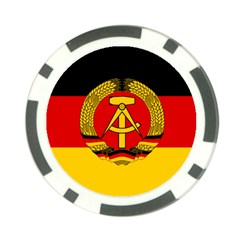 Flag Of East Germany Poker Chip Card Guard (10 Pack) by abbeyz71