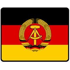 Flag Of East Germany Fleece Blanket (medium)  by abbeyz71