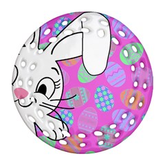 Easter Bunny  Ornament (round Filigree) by Valentinaart