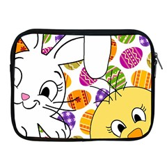 Easter Bunny And Chick  Apple Ipad 2/3/4 Zipper Cases by Valentinaart