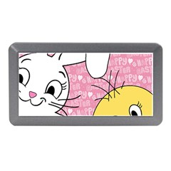 Easter Bunny And Chick  Memory Card Reader (mini) by Valentinaart