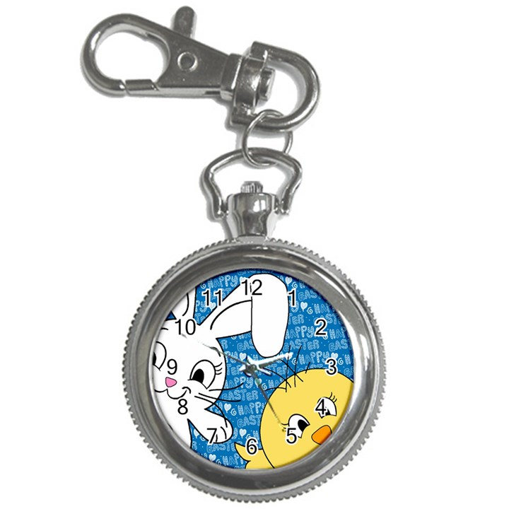 Easter bunny and chick  Key Chain Watches