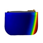 Blue Wallpaper With Rainbow Mini Coin Purses Back