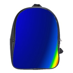 Blue Wallpaper With Rainbow School Bags (xl)  by Nexatart