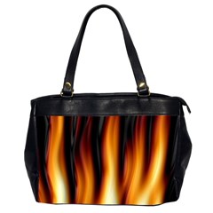 Dark Flame Pattern Office Handbags (2 Sides)  by Nexatart