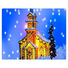 Winter Church Double Sided Flano Blanket (medium) 