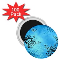 Blue Night Portrait Background 1 75  Magnets (100 Pack)  by Nexatart