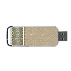 Abstract Background With Floral Orn Illustration Background With Swirls Portable Usb Flash (two Sides) by Nexatart