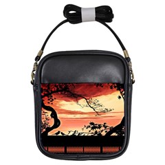 Autumn Song Autumn Spreading Its Wings All Around Girls Sling Bags by Nexatart