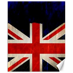 Flag Of Britain Grunge Union Jack Flag Background Canvas 16  X 20   by Nexatart