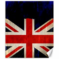 Flag Of Britain Grunge Union Jack Flag Background Canvas 20  X 24   by Nexatart