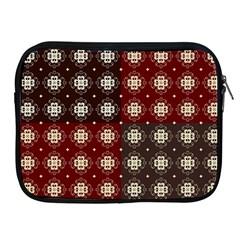 Decorative Pattern With Flowers Digital Computer Graphic Apple Ipad 2/3/4 Zipper Cases by Nexatart