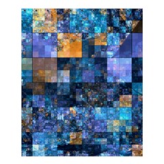 Blue Squares Abstract Background Of Blue And Purple Squares Shower Curtain 60  X 72  (medium)  by Nexatart