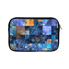 Blue Squares Abstract Background Of Blue And Purple Squares Apple Ipad Mini Zipper Cases by Nexatart