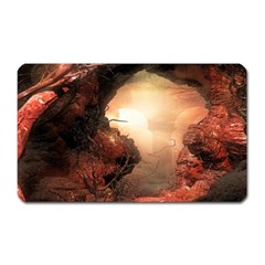 3d Illustration Of A Mysterious Place Magnet (rectangular) by Nexatart