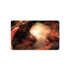 3d Illustration Of A Mysterious Place Magnet (name Card) by Nexatart