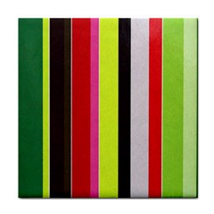 Stripe Background Face Towel by Nexatart