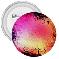Floral Frame Surrealistic 3  Buttons by Nexatart