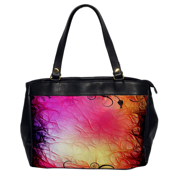 Floral Frame Surrealistic Office Handbags