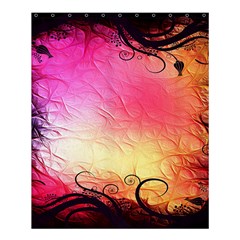 Floral Frame Surrealistic Shower Curtain 60  X 72  (medium)  by Nexatart