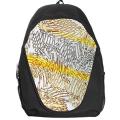 Abstract Composition Digital Processing Backpack Bag by Nexatart