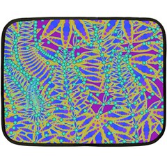 Abstract Floral Background Double Sided Fleece Blanket (Mini) 