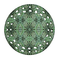 Seamless Abstraction Wallpaper Digital Computer Graphic Round Filigree Ornament (two Sides)