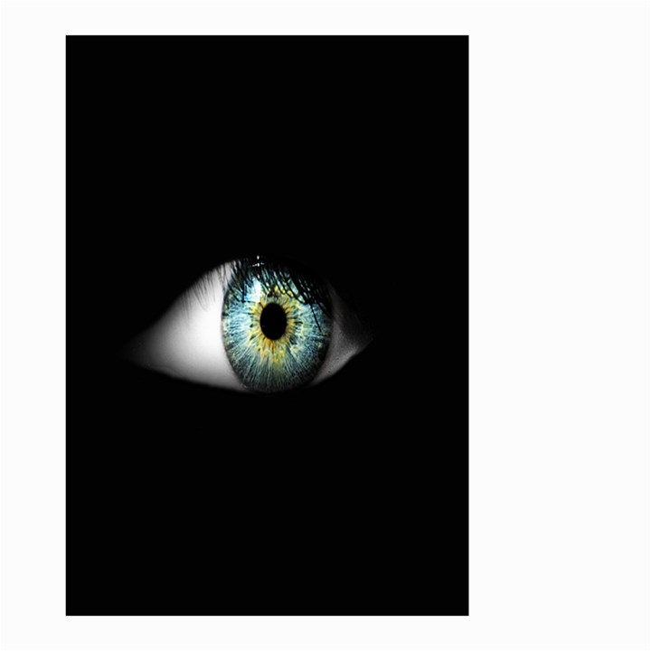 Eye On The Black Background Small Garden Flag (Two Sides)