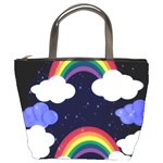 Rainbow Animation Bucket Bags Front