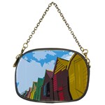 Brightly Colored Dressing Huts Chain Purses (One Side)  Front