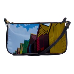 Brightly Colored Dressing Huts Shoulder Clutch Bags by Nexatart