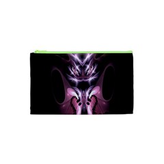 Angry Mantis Fractal In Shades Of Purple Cosmetic Bag (xs) by Nexatart