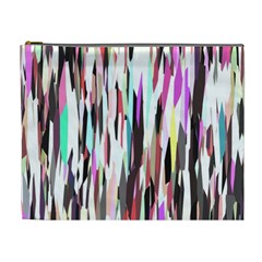 Randomized Colors Background Wallpaper Cosmetic Bag (xl) by Nexatart