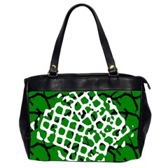 Abstract Clutter Office Handbags (2 Sides) 