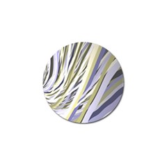 Wavy Ribbons Background Wallpaper Golf Ball Marker (4 Pack)